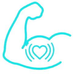 Strong arm health icon